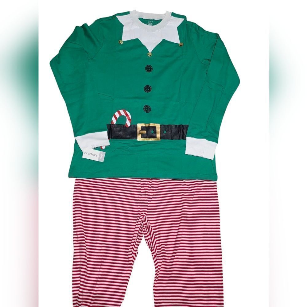 Carters Adult Xl Elf Pajama Set